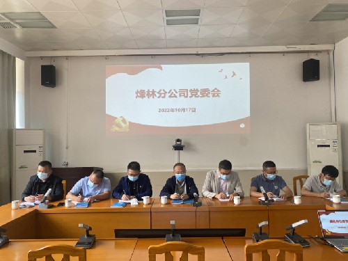烽林連珂瑩：海峽科化烽林分公司黨委及時(shí)傳達學(xué)習貫徹黨的二十大精神.jpg